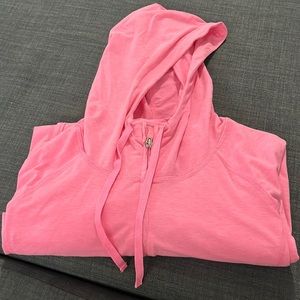 Lightweight Barbie Pink zip up hoodie jacket